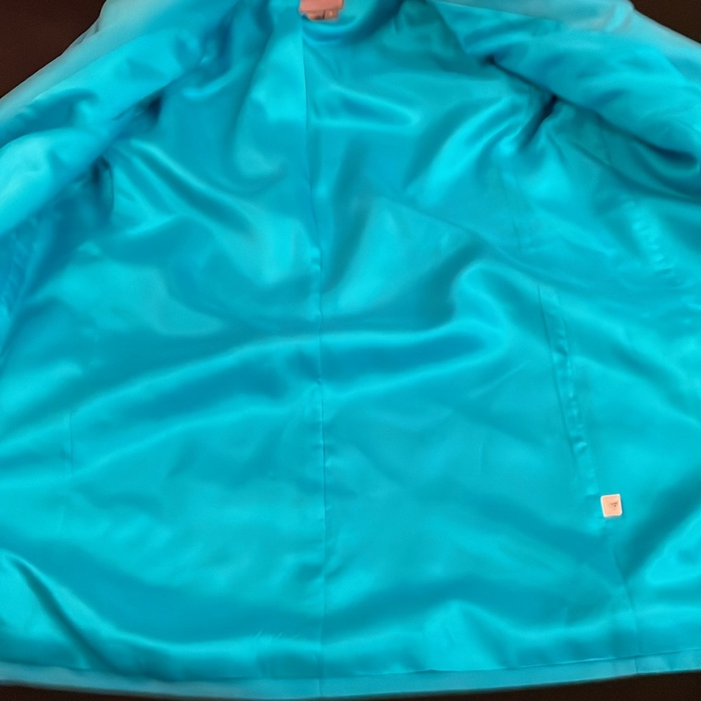 ❤️ Women’s EUC Vintage 90s Y2K COLLECTION POINT OF VIEW 100% Silk Jacket Sz 4 - Picture 7 of 13